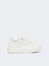 Max Mara Leather Sneakers In White