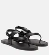 MAX MARA LEATHER THONG SANDALS