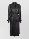 Max Mara Leather Trench Coat