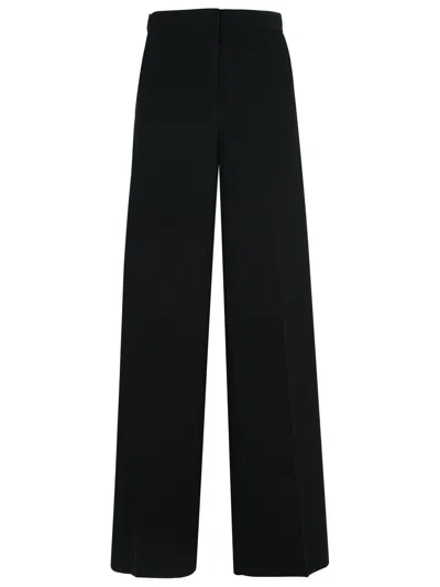 Max Mara 'leccio' Black Triacetate Blend Pants