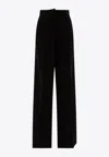 Max Mara Orche Straight-leg Tailored Pants In Black