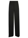 Max Mara Leisure Bonn Pleated Stretch-jersey Wide-leg Pants In Black