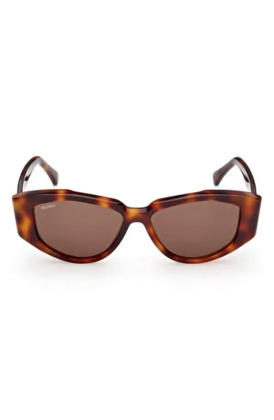 Max Mara Lee 52mm Round Sunglasses