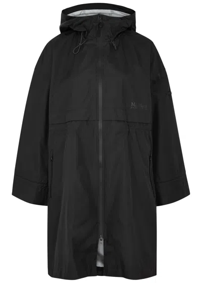 Max Mara Leisure Albata Hooded Shell Raincoat In Black