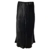 Max Mara Leisure Alessio Midi Skirt In Black Acetate In Black