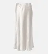 MAX MARA LEISURE ALESSIO SATIN MIDI SKIRT