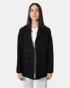 Max-mara-leisure Blazer Double-breasted Mm Max Mara Mod. Marble - 005 Black