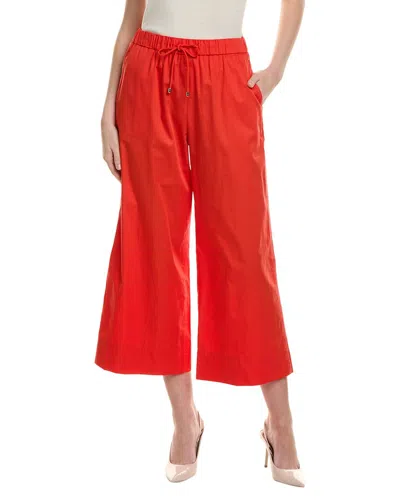 Max Mara Leisure Cannone Trouser In Red