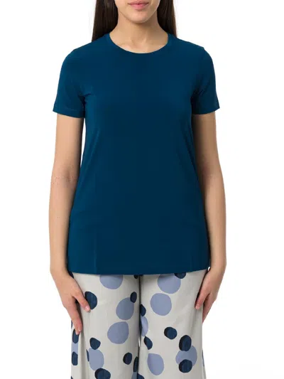 Max Mara Leisure Crewneck Short In Blue