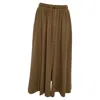 Max Mara Leisure Drawstring Midi Skirt In Brown Cotton In Brown