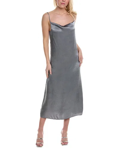Max Mara Leisure Gaetana Slip Dress In Grey