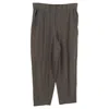 Max Mara Leisure Gartered Trousers In Grey Cotton In Gray