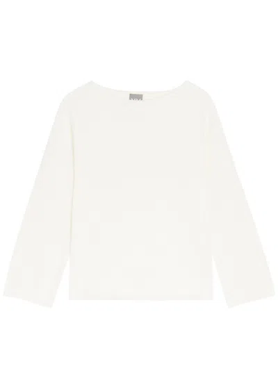Max Mara Leisure Locusta Stretch-cotton Jumper In White