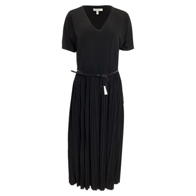 Max Mara Leisure Pepaia Midi Dress In Black Polyester