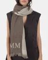 Max-mara-leisure Scarf Mm Max Mara Mod. Crown - 001 Light Grey