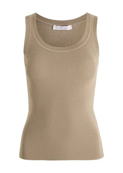 Max Mara Siro Tank Top - Leisure In Light Brown