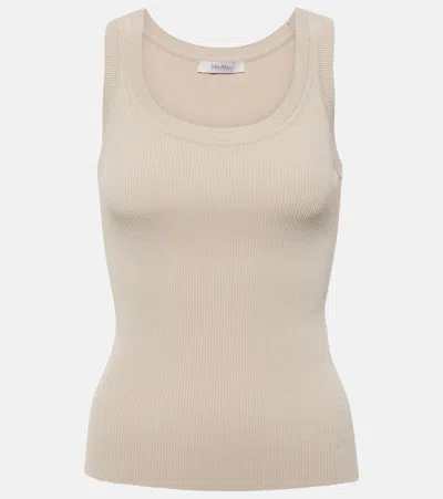 Max Mara Strickoberteil Mit Rundem Ausschnitt In Pink