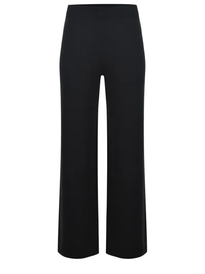 Max Mara High-waisted Casual Pants In Black