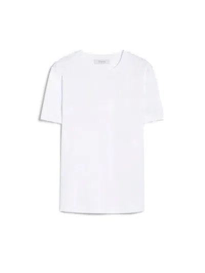 Max Mara Short-sleeved T-shirt In White