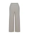 Max Mara Leisure Whisky Wide Leg Trousers In Gray