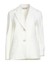 Max Mara Leisure Woman Blazer Ivory Size Xs Viscose, Polyamide, Elastane In Red