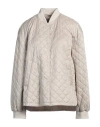 Max Mara Leisure Woman Jacket Beige Size 14 Polyester