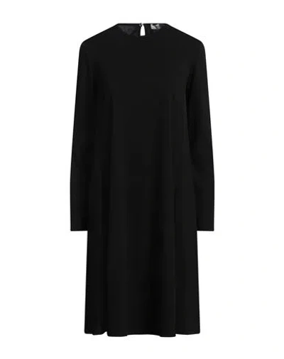 Max Mara Leisure Woman Midi Dress Black Size L Triacetate, Polyester