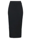 Max Mara Leisure Woman Midi Skirt Black Size M Polyester In Black