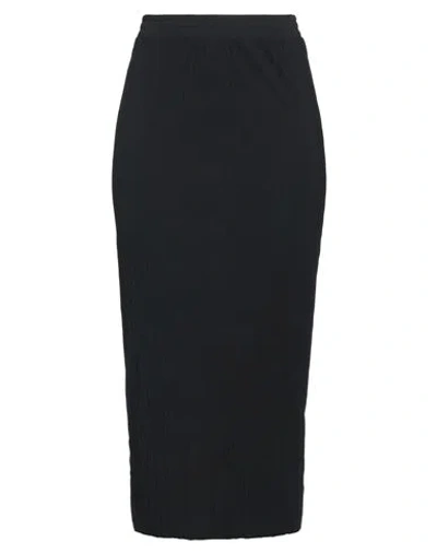 Max Mara Leisure Woman Midi Skirt Black Size M Polyester