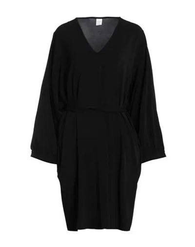 Max Mara Leisure Woman Mini Dress Black Size L Viscose, Elastane