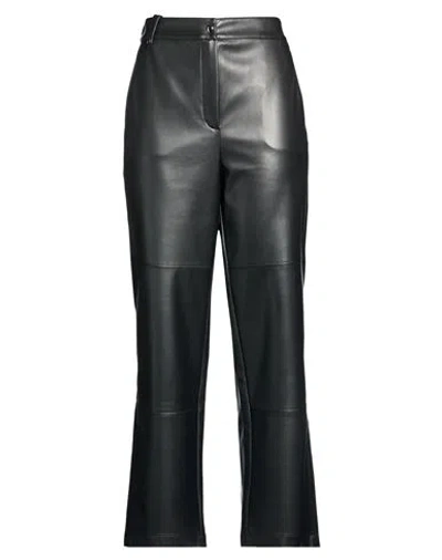 Max Mara Leisure Woman Pants Black Size L Polyester, Polyurethane Resin