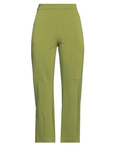Max Mara Leisure Woman Pants Green Size S Viscose, Polyamide, Elastane