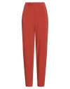 Max Mara Leisure Woman Pants Rust Size L Viscose, Elastane In Orange