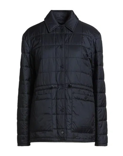 Max Mara Leisure Woman Puffer Midnight Blue Size 12 Polyamide