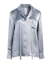 Max Mara Leisure Woman Shirt Lilac Size 10 Acetate In Purple