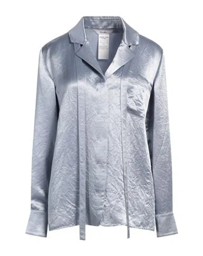 Max Mara Leisure Woman Shirt Lilac Size 10 Acetate In Purple