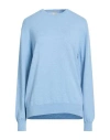 Max Mara Leisure Woman Sweater Black Size L Viscose, Polyester, Polyamide, Metallic Fiber In Blue