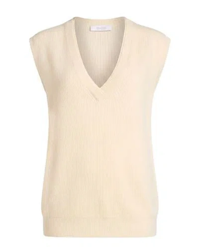 Max Mara Leisure Woman Sweater Cream Size L Wool, Cashmere In White