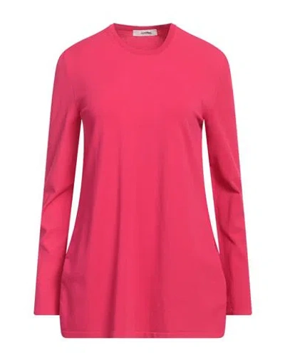 Max Mara Leisure Woman Sweater Fuchsia Size S Viscose, Polyester In Pink