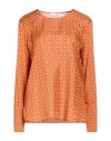 Max Mara Leisure Woman Top Orange Size L Viscose, Elastane