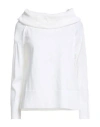 Max Mara Leisure Woman Turtleneck White Size S Virgin Wool