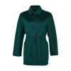 Max Mara Lembi Coat In Green