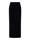 Max Mara Black Triacetate Blend Lemma Skirt In Black