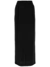 Max Mara Black Triacetate Blend Lemma Skirt In Black