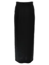 Max Mara Black Triacetate Blend Lemma Skirt In Black