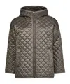 Max Mara Leo Quilted Cotton Clothes In Green