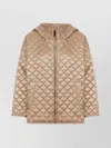 Max Mara Leo Reversible Jacket Cameluxe Padding In Brown