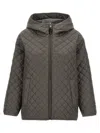 Max Mara Leo Reversible Quilted Jacket In Gray