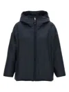 Max Mara Leo Reversible Quilted Jacket In Blue