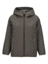 Max Mara Leo Reversible Quilted Jacket In Gray